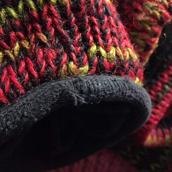 TIBETAN VILLAGE KNITTED WOOL JACKETS SIZE L/XL - Picture 7 of 9